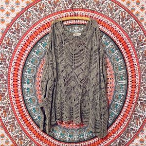 🍉 Loose Knit Boho Throw